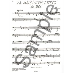S. Vasiliev: Twenty Four Melodius Etudes For Tuba