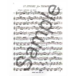 V. Berdiev: 17 Studies (Trumpet solo)