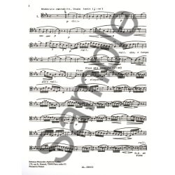 Vocalises 15 Op 12 Tenor Clef Trb Solo Mfb 279