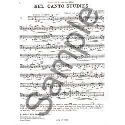 Giulio Marco Bordogni: 43 Bel Canto Studies (Trombone-Bass solo)