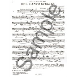 Giulio Marco Bordogni: 43 Bel Canto Studies (Trombone-Bass solo)