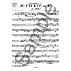 Jacques Fran&ccedil;ois Gallay: 30 Etudes Op.13 (Trombone-Bass solo)