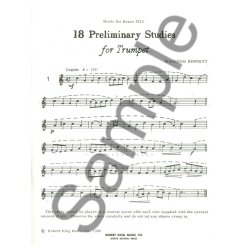 Malcolm Bennett: 18 Preliminary Studies (Trumpet solo)
