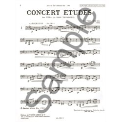 David Uber: Concert-Etudes (Trombone-Bass solo)