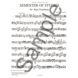 Kauko Kahila: Semester of Studies For Bass Trombone