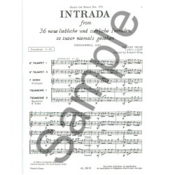 Johann Groh: Intrada (Quintet-Brass)