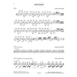 Various Composers: Batterie-Troph&eacute;e 1, Initiation &agrave; Excellence (Percussion solo)