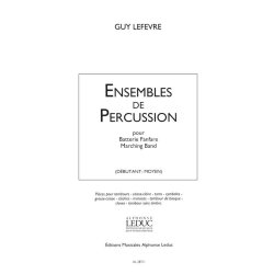 Lefevre Ensembles De Percussion Fanfare Marching Band Deb Perc Bk