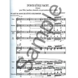 Lenners Durch Kuehle Nacht Wind & Strings Score/Parts