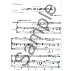 Ren&eacute; Berthelot: Cavatine et Scherzetto (Oboe & Piano)