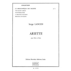 Lancen Ariette Lm001 Flute &amp; Piano Book