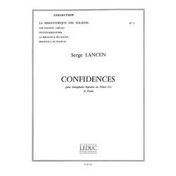 Lancen Confidences Lm005 Soprano Or Tenor Saxophone & Piano Book
