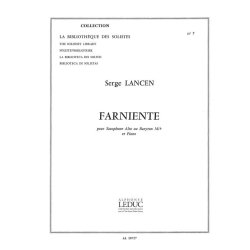 Serge Lancen: Farniente (Saxophone-Alto & Piano)