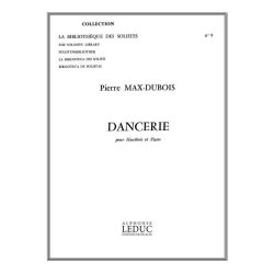 Dubois Pierre M Dancerie Lm009 Oboe & Piano Book