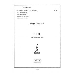 Lancen Exil Lm016 Cello & Piano Book