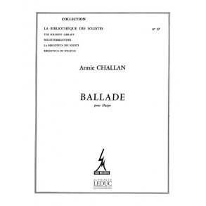 Challan Ballade Lm017 Harp Book