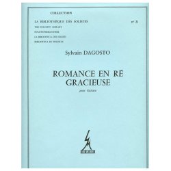 Dagosto Romance En Re Gracieuse Lm021 Guitar Book
