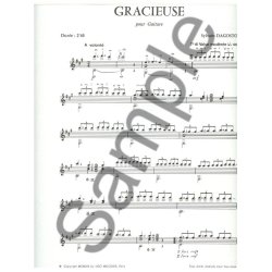 Dagosto Romance En Re Gracieuse Lm021 Guitar Book