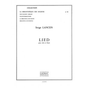 Lancen Lied Lm025 Viola Piano Book