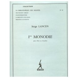 Lancen 1ere Monodie Ou Hautbois Seul Lm032 Flute Solo Book