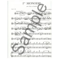Lancen 1ere Monodie Ou Hautbois Seul Lm032 Flute Solo Book
