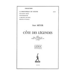 Meyer Cote Des Legendes Lm039 Flute Clarinet Or Trumpet Piano Book