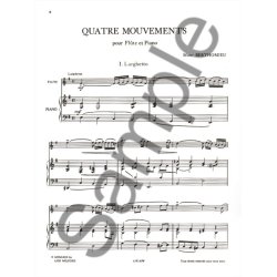 Marc Berthomieu: Four Mouvements  (Flute, Cello And Piano)