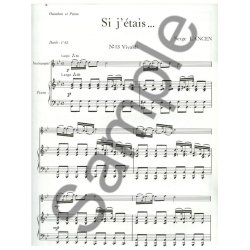 Lancen Si J'etais No 13 Vivaldi 14 Gluck 15 Mendelssohn Lm067 Piano Bk