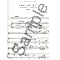 Bonneau Polkathybost 1 Or 2 Flutes &amp; Piano Lm077 Book