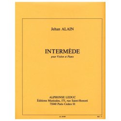 Jehan Ariste Alain: Interm&egrave;de (Violin & Piano)