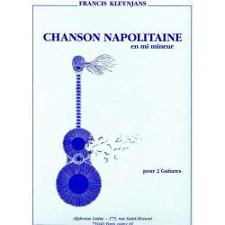 Francis Kleynjans: Chanson napolitaine Op.113 in E minor (Guitars 2)