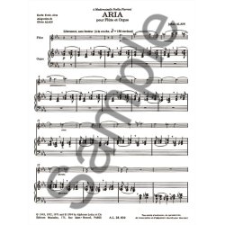 Jehan Ariste Alain: Aria (Flute & Organ)