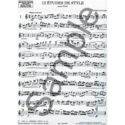 J&eacute;r&ocirc;me Naulais: 12 Etudes de Style (Flute solo)