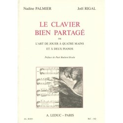 Nadine & Joel Palmer N.& Rigal J.: Le Clavier bien partag&eacute; (Book)