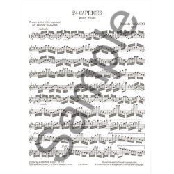 Niccol&ograve; Paganini: 24 Caprices Op.1 (Flute Solo)