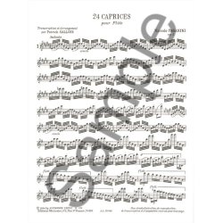 Niccol&ograve; Paganini: 24 Caprices Op.1 (Flute Solo)