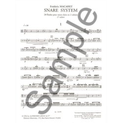 Fr&eacute;d&eacute;ric Macarez: 20 Studies for Snare Drum (Volume 1)