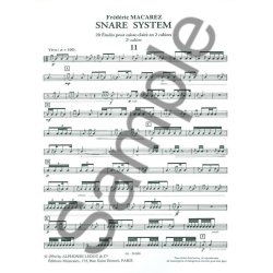 Fr&eacute;d&eacute;ric Macarez: Snare System, 20 Studies for Snare Drum (Volume 2)