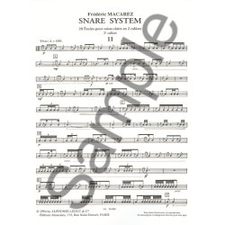 Fr&eacute;d&eacute;ric Macarez: Snare System, 20 Studies for Snare Drum (Volume 2)