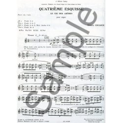 Escaich Esquisse No.4 Le Cri Des Abimes Organ Book