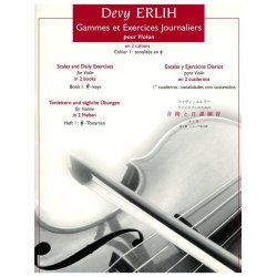 Devy Erlih: Scales and daily Exercises for Violin Book 1 (Violin solo)