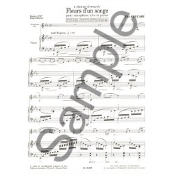 Succari Fleurs D'un Songe Alto Saxophone & Piano Book