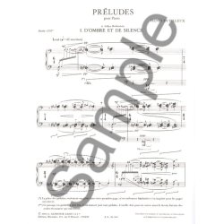 Henri Dutilleux: 3 Pr&eacute;ludes (Piano solo)