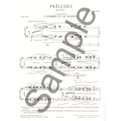 Henri Dutilleux: 3 Pr&eacute;ludes (Piano solo)