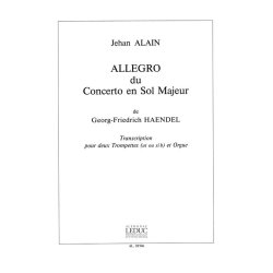 Georg Friedrich Handel: Allegro (Trumpets 2 & Organ)