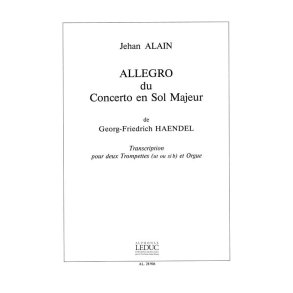 Georg Friedrich Handel: Allegro (Trumpets 2 & Organ)