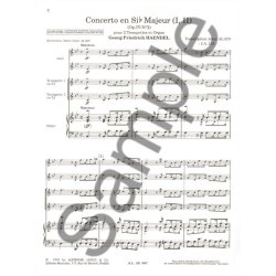 Georg Friedrich Handel: Concerto Op.4, No.2 in B flat major (Trumpets 2 & Organ)