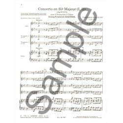 Georg Friedrich Handel: Concerto Op.4, No.2 in B flat major (Trumpets 2 & Organ)