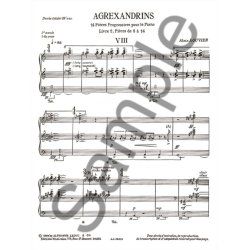 Alain Louvier: Agrexandrins Vol.2: No.8 - No.14 (Piano solo)