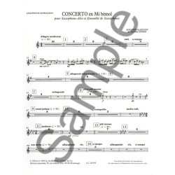 Alexandre Glazounov: Concerto Op.109 in E flat major (Saxophone Ensemble (5 or more))